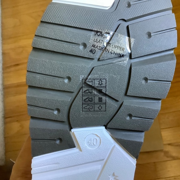 Ash Kacy Leather And Suede Sneakers Biscuit Off White SZ EU 40/ US 9.5 - Picture 13 of 16